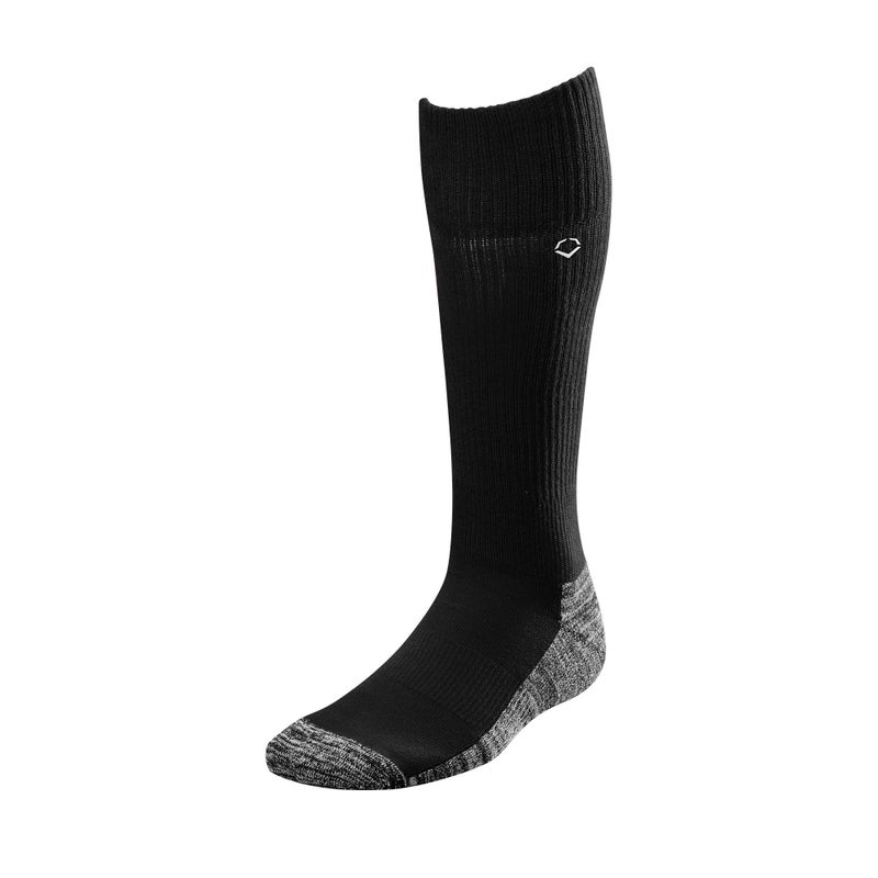 EvoShield Men S Game Socks, Black, Small US